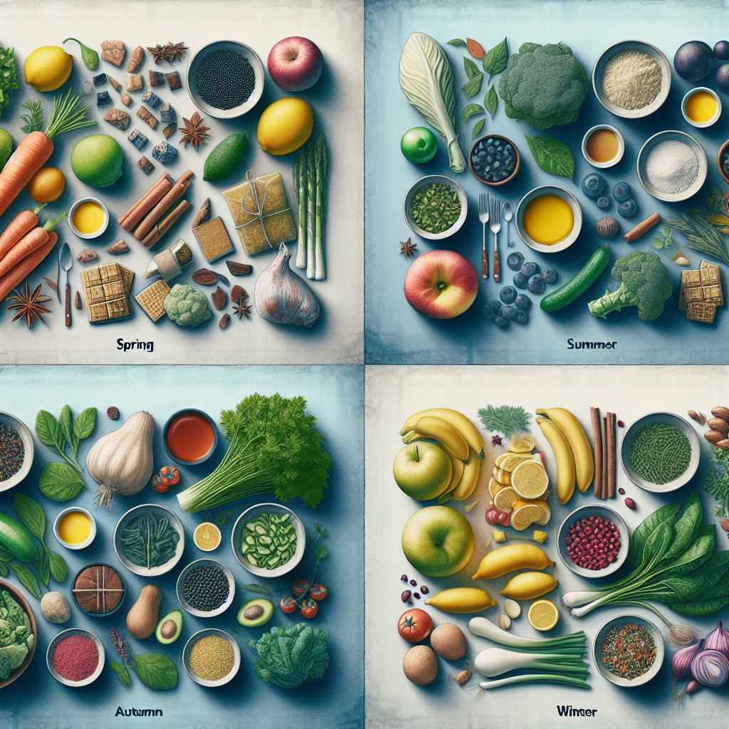 계절 별 제철 식재료를 활용한 건강 레시피 계절 별 제철 식재료를 활용한 건강 레시피