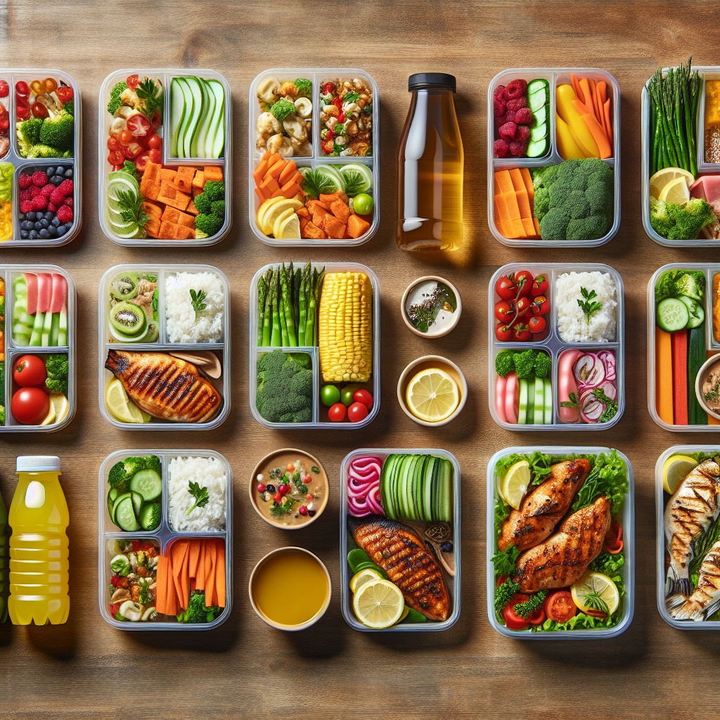 밀프렙(Meal Prep): 일주일치 도시락 반찬 만들기