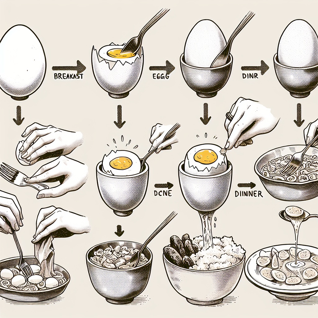 계란 하나로 아침부터 저녁까지 돌려 먹는 방법 계란 하나로 아침부터 저녁까지 돌려 먹는 방법