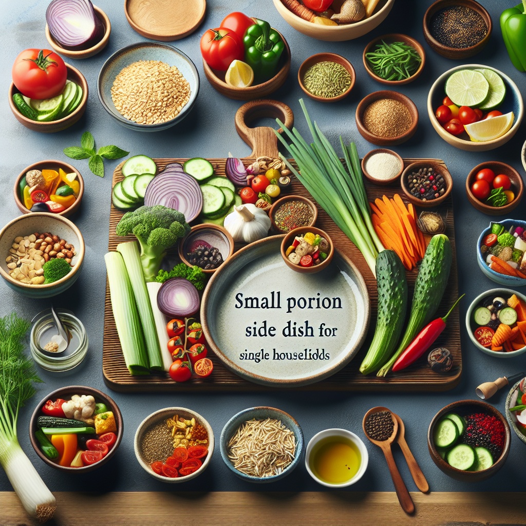 1인 가구를 위한 소량 반찬 레시피 정리