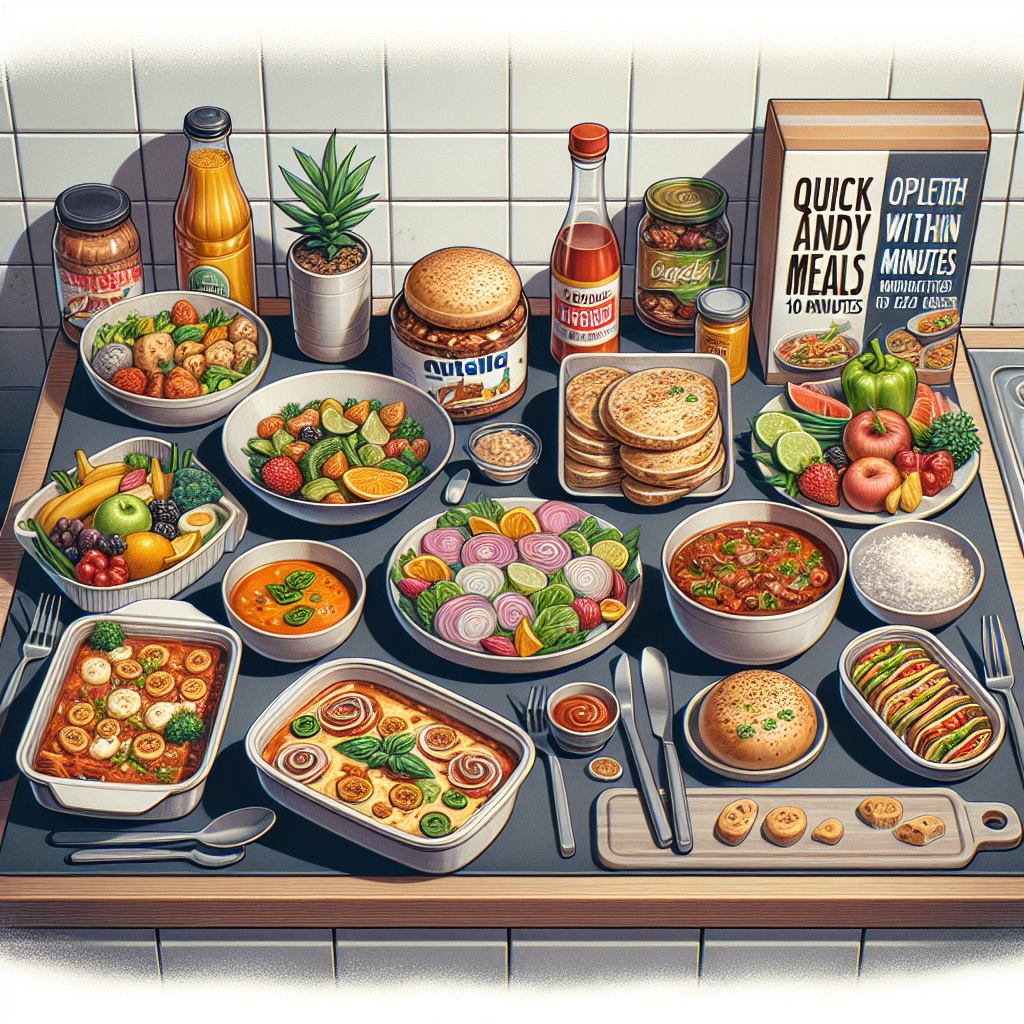 자취생을 위한 10분 완성 한 끼 요리 모음