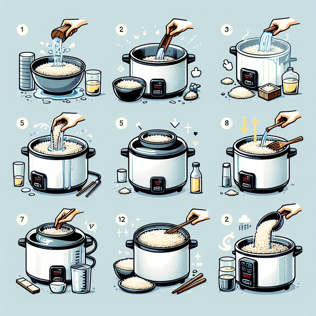 쌀 씻기부터 밥짓기까지: 전기밥솥 완전 활용법