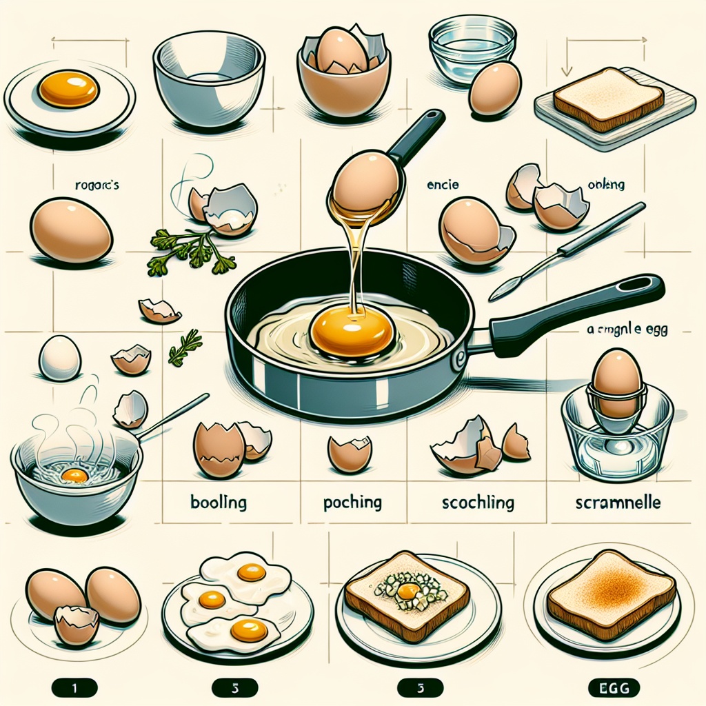 초보자를 위한 집밥 백서: 계란 하나로 만드는 요리 5가지