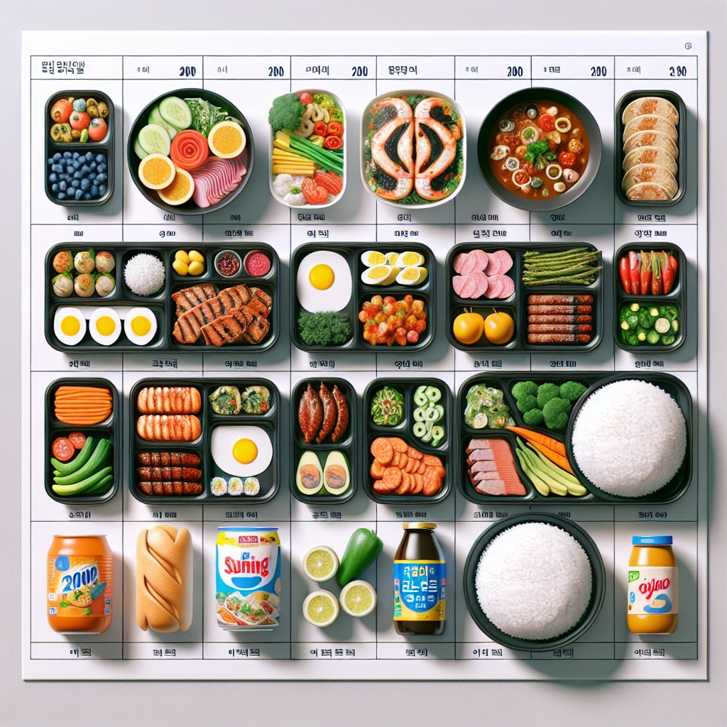 식비 아끼는 일주일 2만 원 식단표 공유 식비 아끼는 일주일 2만 원 식단표 공유